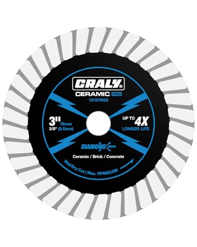 CRALY 7,6 cm Klinge, 0,95 cm Dorn (3/8 Zoll), 2 Stück (10107602-1002) von CRALY