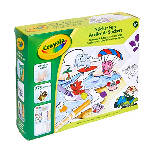 CRAYOLA 256278 Sticker-Spaß, bunt, S von CRAYOLA