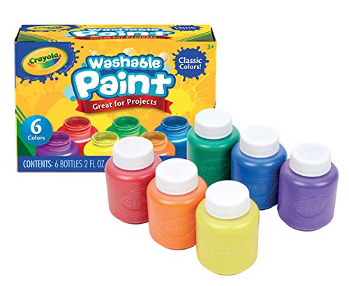 CRAYOLA Abwaschbares Farben Set Kinder, Fingermalfarben für Kinder in 6 verschiedenen Farbtönen, Farbe für Poster und Plakate, Fingerfarben Kinder Ungiftig, Bastel Set, Kinderspielzeug ab 3 Jahre CRAYOLA Abwaschbares Farben Set Kinder, Fingermalfarben für Kinder in 6 verschiedenen Farbtönen, Farbe für Poster und Plakate, Fingerfarben Kinder Ungiftig, Bastel Set, Kinderspielzeug ab 3 Jahre von CRAYOLA