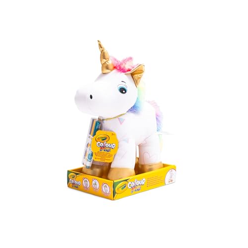 CRAYOLA - Colour Me Plush, bemalbares Plüschtier mit 3 Filzstiften, Einhorn, Kreative Beschäftigung und Geschenk für Kinder, ab 3 Jahren, 4026316 CRAYOLA - Colour Me Plush, bemalbares Plüschtier mit 3 Filzstiften, Einhorn, Kreative Beschäftigung und Geschenk für Kinder, ab 3 Jahren, 4026316 von CRAYOLA