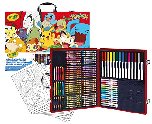 CRAYOLA - Pokémon Künstlerkoffer, Kreativ-Set mit 115 Teilen, ab 5 Jahren, 04-2931 CRAYOLA - Pokémon Künstlerkoffer, Kreativ-Set mit 115 Teilen, ab 5 Jahren, 04-2931 von CRAYOLA