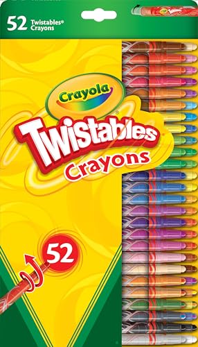 CRAYOLA Twistables Buntstifte, verschiedene Farben, 52 Stück, einfach drehen für mehr Malspaß, kein Anspitzen nötig, ideal für Kinder ab 3 Jahren CRAYOLA Twistables Buntstifte, verschiedene Farben, 52 Stück, einfach drehen für mehr Malspaß, kein Anspitzen nötig, ideal für Kinder ab 3 Jahren von CRAYOLA