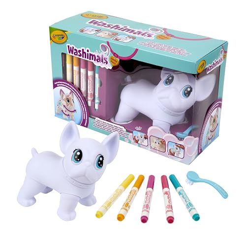 CRAYOLA - Washimals Jumbo Pets, Set Big Wilbur mit 5 abwaschbaren Filzstiften und Bürste, Spiel und Geschenk für Kinder, ab 3 Jahren, 74-0227 CRAYOLA - Washimals Jumbo Pets, Set Big Wilbur mit 5 abwaschbaren Filzstiften und Bürste, Spiel und Geschenk für Kinder, ab 3 Jahren, 74-0227 von CRAYOLA