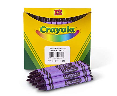 Crayola 5208361040 Buntstifte, Violett, 12 Stück von CRAYOLA