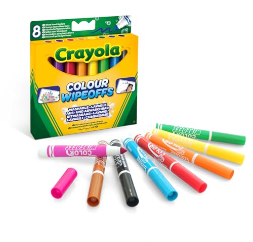 CRAYOLA - Abwaschbare Whiteboard-Marker, 8 Farben, dicke konische Spitze, 03-8223 CRAYOLA - Abwaschbare Whiteboard-Marker, 8 Farben, dicke konische Spitze, 03-8223 von CRAYOLA