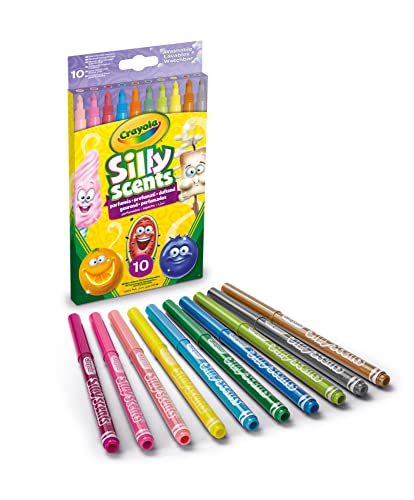 CRAYOLA I Profumelli - Duft-Filzstifte Abwaschbar, mittlere Spitze, für Schule und Freizeit, 10 Stück, 58-5071 CRAYOLA I Profumelli - Duft-Filzstifte Abwaschbar, mittlere Spitze, für Schule und Freizeit, 10 Stück, 58-5071 von CRAYOLA