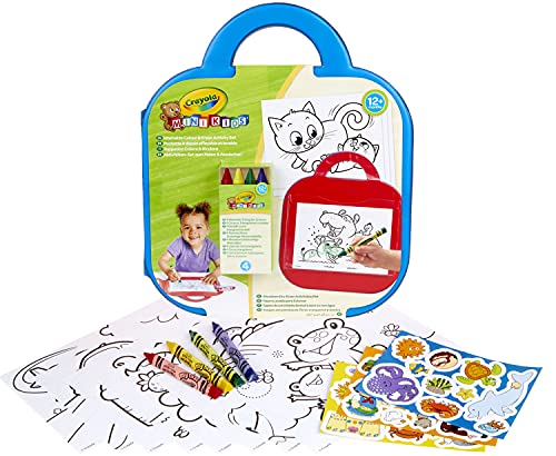 Crayola Mini Kids – Aktivitäten Set zum Malen und Abwischen, Kreative Aktivität für Babys ab 12 Monaten, 4 Waschbare Wachsmalstifte Inklusive, 98-2000 Crayola Mini Kids – Aktivitäten Set zum Malen und Abwischen, Kreative Aktivität für Babys ab 12 Monaten, 4 Waschbare Wachsmalstifte Inklusive, 98-2000 von CRAYOLA