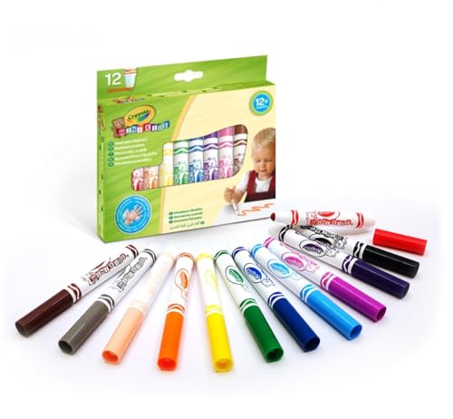 CRAYOLA Mini Kids Filzstifte Kinder Auswaschbar, Malstifte Set Für Kleinkinder In 12 Farbtönen, Ungiftige Filzstifte, Bastel Set, Fasermaler Kinder, Malstifte Kleinkinder Ab 1 Jahr CRAYOLA Mini Kids Filzstifte Kinder Auswaschbar, Malstifte Set Für Kleinkinder In 12 Farbtönen, Ungiftige Filzstifte, Bastel Set, Fasermaler Kinder, Malstifte Kleinkinder Ab 1 Jahr von CRAYOLA