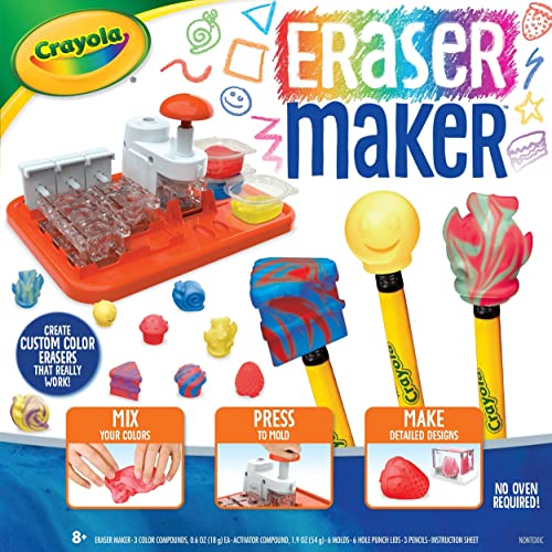 CRAYOLA - Radiergummi-Labor, zur Herstellung von personalisierten Radiergummis, kreative Beschäftigung und Geschenkidee, ab 6 Jahren, 74-7401 CRAYOLA - Radiergummi-Labor, zur Herstellung von personalisierten Radiergummis, kreative Beschäftigung und Geschenkidee, ab 6 Jahren, 74-7401 von CRAYOLA