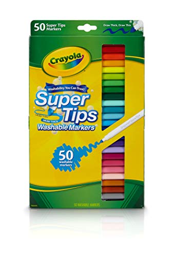 Crayola Super Tips Washable Markers-50/Pkg von CRAYOLA