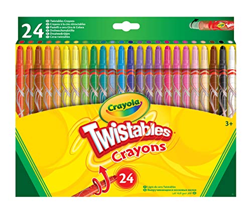 Crayola - Wachsmalstifte DrehenundAusmalen, 24er-Pack, für Schule und Freizeit, 24 Farben, 52-8501 Crayola - Wachsmalstifte DrehenundAusmalen, 24er-Pack, für Schule und Freizeit, 24 Farben, 52-8501 von CRAYOLA