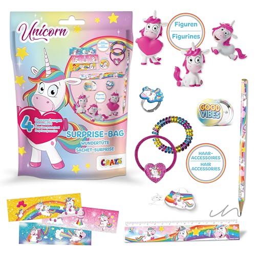CRAZE SURPRISE BAG UNICORN - Schultüte Einhorn Geschenke für Mädchen , Wundertüte Kinder , Überraschungstüte mit Zubehör CRAZE SURPRISE BAG UNICORN - Schultüte Einhorn Geschenke für Mädchen , Wundertüte Kinder , Überraschungstüte mit Zubehör von CRAZE