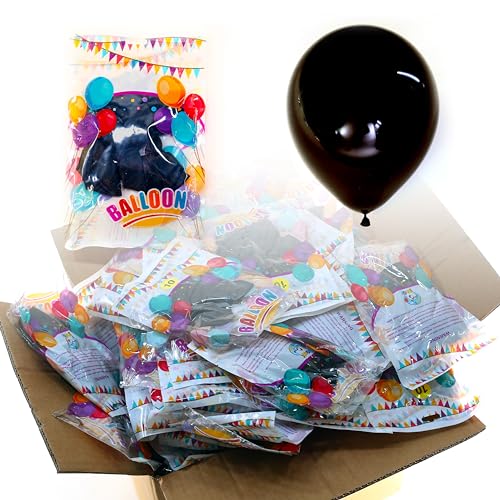 5000 Luftballon, schwarz, abgepackt zu jeweils 10 Stück (Schwarz) von CREAMWHIP