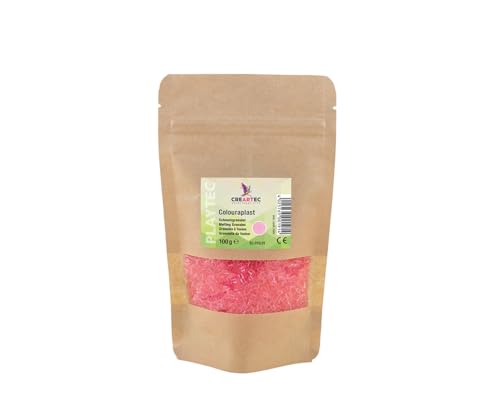 CREARTEC Colouraplast - Kunststoffperlen/Schmelzgranulat - Farbe: rosa - Menge: 100g - Ideal für Fensterbilder, Mobiles und kleine Kunstwerke - Witterungsbeständig - Made in Germany CREARTEC Colouraplast - Kunststoffperlen/Schmelzgranulat - Farbe: rosa - Menge: 100g - Ideal für Fensterbilder, Mobiles und kleine Kunstwerke - Witterungsbeständig - Made in Germany von CREARTEC