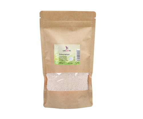 CREARTEC Colouraplast - Kunststoffperlen/Schmelzgranulat - Farbe: weiß - Menge: 200g - Ideal für Fensterbilder, Mobiles und kleine Kunstwerke - Witterungsbeständig - Made in Germany CREARTEC Colouraplast - Kunststoffperlen/Schmelzgranulat - Farbe: weiß - Menge: 200g - Ideal für Fensterbilder, Mobiles und kleine Kunstwerke - Witterungsbeständig - Made in Germany von CREARTEC