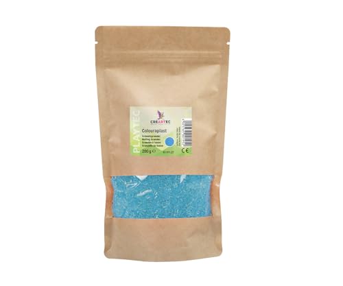 CREARTEC Colouraplast - Kunststoffperlen/Schmelzgranulat - Farbe: zartblau - Menge: 200g - Ideal für Fensterbilder, Mobiles und kleine Kunstwerke - Witterungsbeständig - Made in Germany CREARTEC Colouraplast - Kunststoffperlen/Schmelzgranulat - Farbe: zartblau - Menge: 200g - Ideal für Fensterbilder, Mobiles und kleine Kunstwerke - Witterungsbeständig - Made in Germany von CREARTEC