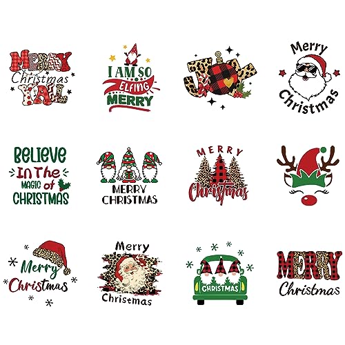 CREATCABIN 12 Stück Weihnachts-Aufkleber Aufbügeln,Frohe Weihnachten,Wärmeübertragungsaufkleber-Set,Bunte Vinyl-Applikationsflicken,Heißschmelzfolie Für Selbstgemachte Kleidung,T-Shirts 18.5cm CREATCABIN 12 Stück Weihnachts-Aufkleber Aufbügeln,Frohe Weihnachten,Wärmeübertragungsaufkleber-Set,Bunte Vinyl-Applikationsflicken,Heißschmelzfolie Für Selbstgemachte Kleidung,T-Shirts 18.5cm von CREATCABIN