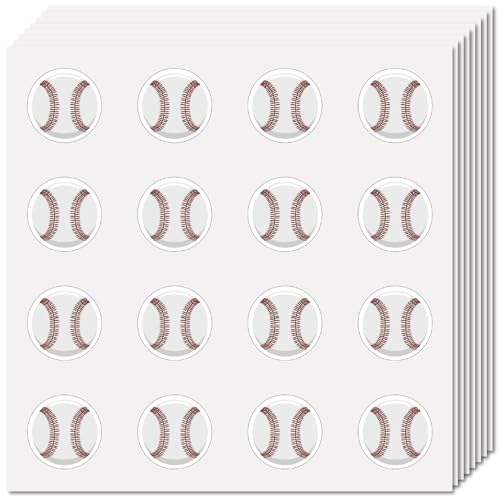 CREATCABIN 128 Stück 8 Bögen Runde Baseball Aufkleber Kleine Sportaufkleber 2.5cm Selbstklebende wasserdichte Cartoon Aufkleber Helmaufkleber In Großpackung Für Scrapbooking Umschläge Wasserflaschen CREATCABIN 128 Stück 8 Bögen Runde Baseball Aufkleber Kleine Sportaufkleber 2.5cm Selbstklebende wasserdichte Cartoon Aufkleber Helmaufkleber In Großpackung Für Scrapbooking Umschläge Wasserflaschen von CREATCABIN