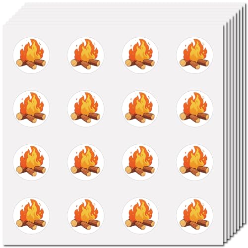 CREATCABIN 128 Stück Lagerfeuer Aufkleber Feuer Scrapbook Aufkleber Kunststoff Wasserfest Selbstklebend Orange Runde Flammen Dekoration Journal Etiketten Aufkleber Für Umschläge Gitarre Kunst 2.5cm CREATCABIN 128 Stück Lagerfeuer Aufkleber Feuer Scrapbook Aufkleber Kunststoff Wasserfest Selbstklebend Orange Runde Flammen Dekoration Journal Etiketten Aufkleber Für Umschläge Gitarre Kunst 2.5cm von CREATCABIN