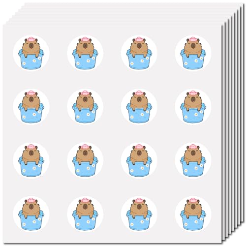 CREATCABIN 128 Stück Mini Capybara Aufkleber Kleine Tieraufkleber Niedlicher Cartoon Wasserdicht Vinyl Selbstklebend Belohnungsaufkleber Für Lehrer Siegeletiketten Für Wasserflaschen Laptops 2.5cm CREATCABIN 128 Stück Mini Capybara Aufkleber Kleine Tieraufkleber Niedlicher Cartoon Wasserdicht Vinyl Selbstklebend Belohnungsaufkleber Für Lehrer Siegeletiketten Für Wasserflaschen Laptops 2.5cm von CREATCABIN