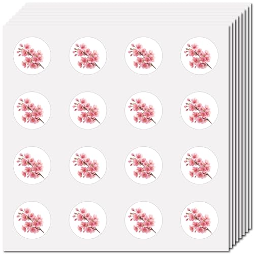 CREATCABIN 128 x Kirschblüten Aufkleber Mini Blumenaufkleber Rosa 2.5cm Rund Klein Kunststoff Selbstklebend Wasserdicht Blumenstrauß Scrapbook Aufkleber Für Planer Umschläge Tagebücher Helme Laptops CREATCABIN 128 x Kirschblüten Aufkleber Mini Blumenaufkleber Rosa 2.5cm Rund Klein Kunststoff Selbstklebend Wasserdicht Blumenstrauß Scrapbook Aufkleber Für Planer Umschläge Tagebücher Helme Laptops von CREATCABIN