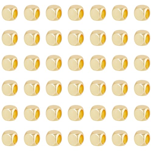CREATCABIN 160 Stück Echte 18K Vergoldete Messingperlen,Kleine Würfel-Abstandsperlen,Goldperlen,Quadratisch,Lose,Glatte Mini-Perlen,Stapelbare Metallperlen,Eckenlos,Für DIY,Schmuckherstellung,3mm CREATCABIN 160 Stück Echte 18K Vergoldete Messingperlen,Kleine Würfel-Abstandsperlen,Goldperlen,Quadratisch,Lose,Glatte Mini-Perlen,Stapelbare Metallperlen,Eckenlos,Für DIY,Schmuckherstellung,3mm von CREATCABIN