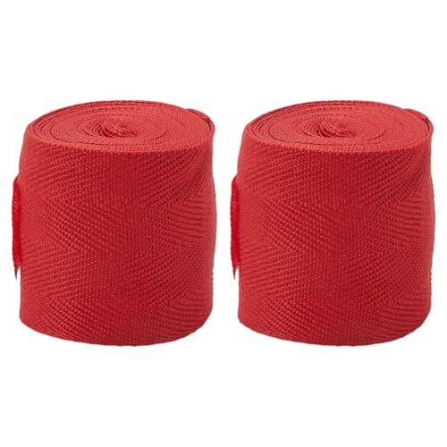 CREATCABIN 2 Stück Box Handbandagen Innenhandschuhe Daumenschlaufen Bandagen Elastisch Gepolstert Faustschutz Unter Handschuhen Muay Thai MMA Kickboxen Kampfsport Schlagtraining Für Frauen 300x5cm Rot CREATCABIN 2 Stück Box Handbandagen Innenhandschuhe Daumenschlaufen Bandagen Elastisch Gepolstert Faustschutz Unter Handschuhen Muay Thai MMA Kickboxen Kampfsport Schlagtraining Für Frauen 300x5cm Rot von CREATCABIN