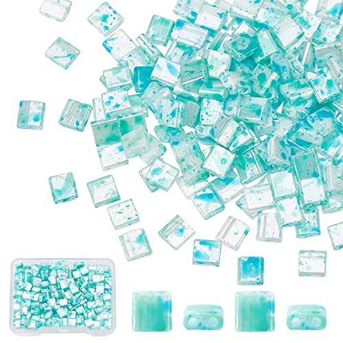 CREATCABIN 200 Stück 2-Loch-Tila-Perlen Quadratisch Glas-Rocailles Rechteckig Mini Undurchsichtig Mit Kunststoffbehälter Zum Basteln Armband Halskette Ohrring Weihnachten Schmuckherstellung 5x5 mm CREATCABIN 200 Stück 2-Loch-Tila-Perlen Quadratisch Glas-Rocailles Rechteckig Mini Undurchsichtig Mit Kunststoffbehälter Zum Basteln Armband Halskette Ohrring Weihnachten Schmuckherstellung 5x5 mm von CREATCABIN