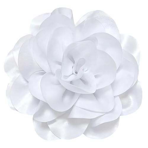 CREATCABIN 20cm Große Weiße Blumenbroschen Extra Große Kamelien Broschennadeln Für Kleidung Hüte Abnehmbare Anstecknadeln Aus Satinstoff Brosche Für Damen Kleider Hochzeit Party Tanz Anzug Zubehör CREATCABIN 20cm Große Weiße Blumenbroschen Extra Große Kamelien Broschennadeln Für Kleidung Hüte Abnehmbare Anstecknadeln Aus Satinstoff Brosche Für Damen Kleider Hochzeit Party Tanz Anzug Zubehör von CREATCABIN