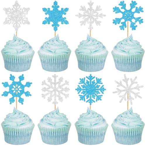 CREATCABIN 24 Stück Weihnachts Cupcake Topper Schneeflocken Cupcake Topper Kuchendekoration Präsentation Versammlung Verlobung Jahrestag Valentinstag Party Donut Kuchendekorationen Zubehör 7x7cm CREATCABIN 24 Stück Weihnachts Cupcake Topper Schneeflocken Cupcake Topper Kuchendekoration Präsentation Versammlung Verlobung Jahrestag Valentinstag Party Donut Kuchendekorationen Zubehör 7x7cm von CREATCABIN