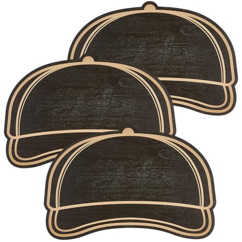 CREATCABIN 3 x Trucker-Hut-Vorlage, schwarz, MDF-Holz, personalisiertes LKW-Kappen-Design, dünne Bretter, Patches, Layout zum Gestalten von stilvollen DIY-Kappen, 14 x 21 cm CREATCABIN 3 x Trucker-Hut-Vorlage, schwarz, MDF-Holz, personalisiertes LKW-Kappen-Design, dünne Bretter, Patches, Layout zum Gestalten von stilvollen DIY-Kappen, 14 x 21 cm von CREATCABIN