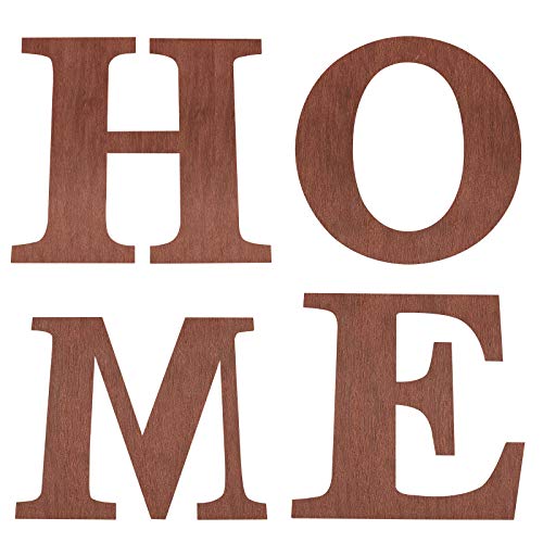CREATCABIN 4 Stück 12 Zoll Unvollendete Holzbuchstaben Home Holz Home Zeichen Buchstaben Holzblöcke Buchstaben Ausschnitt Für Hauswanddekoration, Braun CREATCABIN 4 Stück 12 Zoll Unvollendete Holzbuchstaben Home Holz Home Zeichen Buchstaben Holzblöcke Buchstaben Ausschnitt Für Hauswanddekoration, Braun von CREATCABIN