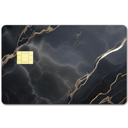 CREATCABIN 4 Stück Marmor Karten Skin Aufkleber Für Debit Kreditkarten Abdecken Bankkarten Schutzaufkleber Abnehmbar Wasserdicht Blasenfrei Kartendekoration Für EBT Transport Schlüsselkarte 5.4x8.55cm von CREATCABIN