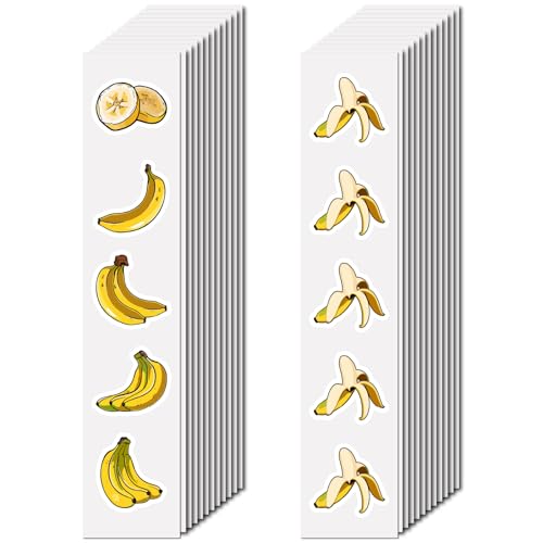 CREATCABIN 480 Stück Bananenaufkleber Scrapbook Aufkleber Kleine Dekoration PVC Vinyl Wasserdicht Für Laptop Selbstklebend Süße Etiketten Basteln Für Spieldekoration Skateboard Tisch Supermarkt 2.2cm CREATCABIN 480 Stück Bananenaufkleber Scrapbook Aufkleber Kleine Dekoration PVC Vinyl Wasserdicht Für Laptop Selbstklebend Süße Etiketten Basteln Für Spieldekoration Skateboard Tisch Supermarkt 2.2cm von CREATCABIN