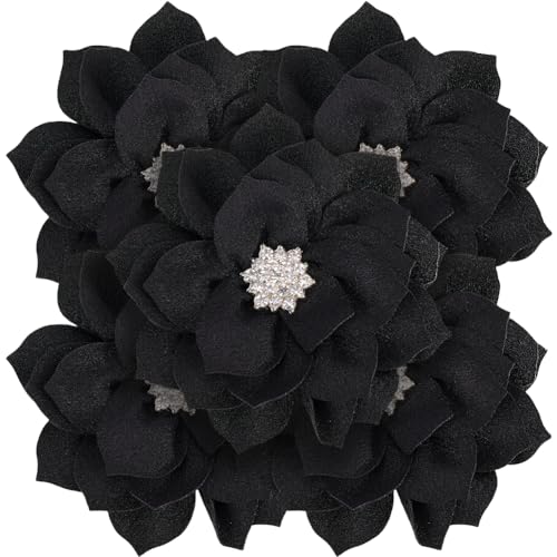 CREATCABIN 5 Stück solide Chiffon-Blume, 8,5 cm, Vintage-Stoffblumen, Strass, künstlich, für Kopfbedeckung, Applikationen, Ornament, DIY, handgefertigt, für Kleid, Hut, Absätze, Zubehör, Schwarz CREATCABIN 5 Stück solide Chiffon-Blume, 8,5 cm, Vintage-Stoffblumen, Strass, künstlich, für Kopfbedeckung, Applikationen, Ornament, DIY, handgefertigt, für Kleid, Hut, Absätze, Zubehör, Schwarz von CREATCABIN