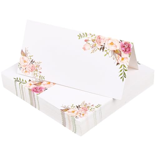CREATCABIN 50 Stück Tischkarten Blumenmuster Faltbare Namenskarten Leeres Papier Bunt Quadratisch Blumenzelt Sitzplatzzuweisungsetiketten Schilder Zubehör Für Hochzeitsfeiern Tischdekoration 10x10cm CREATCABIN 50 Stück Tischkarten Blumenmuster Faltbare Namenskarten Leeres Papier Bunt Quadratisch Blumenzelt Sitzplatzzuweisungsetiketten Schilder Zubehör Für Hochzeitsfeiern Tischdekoration 10x10cm von CREATCABIN