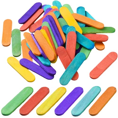 CREATCABIN 500 Stück Farbige Eisstäbchen Holz Eis Am Stiel Stäbchen 4x0.95x0.2cm Sortiert Klein Blank Natürliches Holz Lebensmittel Bastelzubehör Für Eiscreme Eis Am Stiel Rührprojekte DIY Herstellung CREATCABIN 500 Stück Farbige Eisstäbchen Holz Eis Am Stiel Stäbchen 4x0.95x0.2cm Sortiert Klein Blank Natürliches Holz Lebensmittel Bastelzubehör Für Eiscreme Eis Am Stiel Rührprojekte DIY Herstellung von CREATCABIN