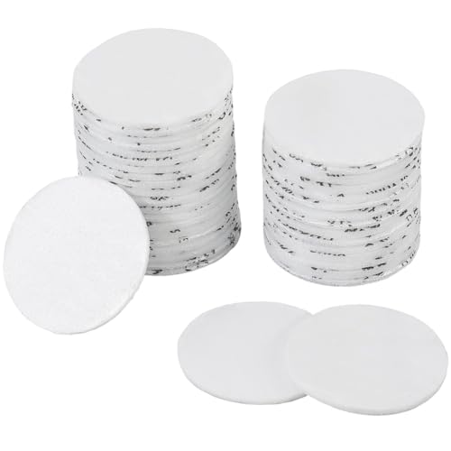 CREATCABIN 500 Stück Schaumstoff Deckeleinlage 20mm Druckempfindliche Dichtung Manipulationssichere Dichtung Auslaufsichere Abdeckung Futter Flaschendichtungen Für Kosmetische Kunststoffgläser Weiß von CREATCABIN