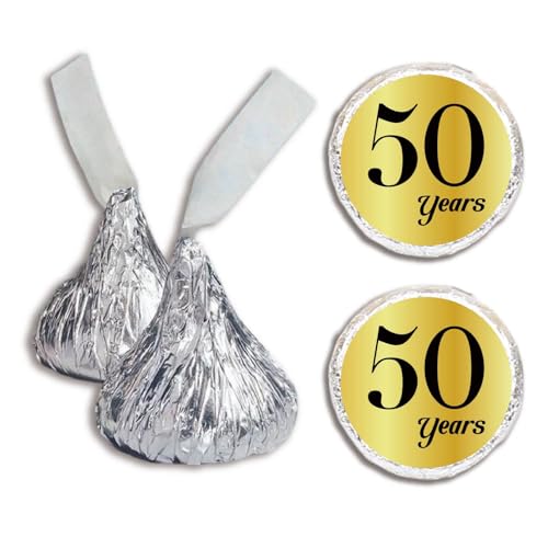 CREATCABIN 500Stück Goldene Aufkleber Mit Kussmotiven Zum 50.Jahrestag Schokoladentropfen Etiketten Aufkleber Für Bonbonpapier Prost Auf 50 Jahre Hochzeitstag Party Geburtstag Dekoration Für Küsse 2cm CREATCABIN 500Stück Goldene Aufkleber Mit Kussmotiven Zum 50.Jahrestag Schokoladentropfen Etiketten Aufkleber Für Bonbonpapier Prost Auf 50 Jahre Hochzeitstag Party Geburtstag Dekoration Für Küsse 2cm von CREATCABIN