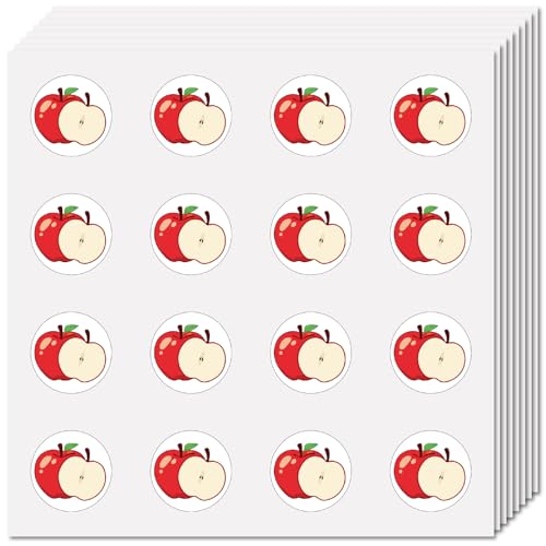 CREATCABIN 8 Stück Apfel Kreisaufkleber Runde Punktaufkleber Selbstklebende Cartoon Etiketten wasserdichte Punktanhänger Aus Kunststoff Abnehmbare Mustermarkierung Für Erinnerungsdekoration 2.5cm CREATCABIN 8 Stück Apfel Kreisaufkleber Runde Punktaufkleber Selbstklebende Cartoon Etiketten wasserdichte Punktanhänger Aus Kunststoff Abnehmbare Mustermarkierung Für Erinnerungsdekoration 2.5cm von CREATCABIN