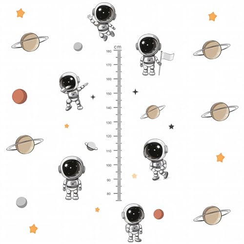 CREATCABIN Astronauten-Wachstumstabelle,Wandaufkleber,Höhenmesstabelle,Abziehbilder,Lineal Zum Aufhängen,Abnehmbare Cartoon-Wandlineale Für Zuhause,Wohnzimmer,Schlafzimmer,Dekoration,80 bis 180 cm CREATCABIN Astronauten-Wachstumstabelle,Wandaufkleber,Höhenmesstabelle,Abziehbilder,Lineal Zum Aufhängen,Abnehmbare Cartoon-Wandlineale Für Zuhause,Wohnzimmer,Schlafzimmer,Dekoration,80 bis 180 cm von CREATCABIN
