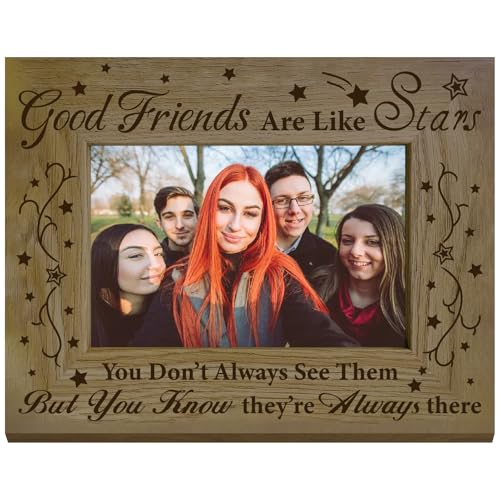 CREATCABIN Bilderrahmen Good Friends Holz Fotorahmen Für Anzeigebilder 4x6 Wandmontage Brauner Druck Posterrahmenständer Für Wandgalerie Tischdekoration Haustier Gedenkgeschenke 15x20cm CREATCABIN Bilderrahmen Good Friends Holz Fotorahmen Für Anzeigebilder 4x6 Wandmontage Brauner Druck Posterrahmenständer Für Wandgalerie Tischdekoration Haustier Gedenkgeschenke 15x20cm von CREATCABIN