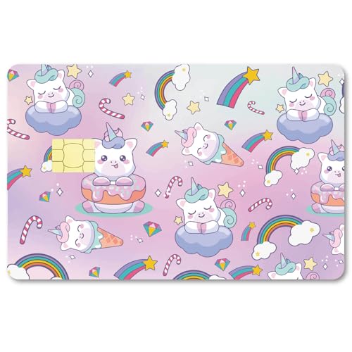 CREATCABIN Einhorn-Kartenaufkleber,Regenbogen-Kreditkartenhülle,Wasserfest,Debit-/Bankkartenaufkleber,Hautschutz,Kreditabdeckung,Kartenaufkleber,Abnehmbar,Für Transport,Kartendekoration,186x137mm CREATCABIN Einhorn-Kartenaufkleber,Regenbogen-Kreditkartenhülle,Wasserfest,Debit-/Bankkartenaufkleber,Hautschutz,Kreditabdeckung,Kartenaufkleber,Abnehmbar,Für Transport,Kartendekoration,186x137mm von CREATCABIN