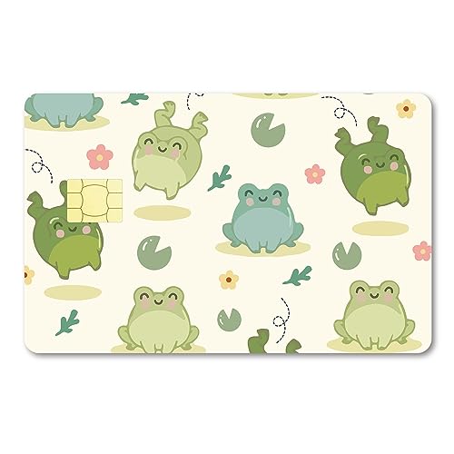 CREATCABIN Karten-Skin-Aufkleber,Frosch-Debit-Kreditkarten-Skins,Abdeckend,Personalisierend,Bankkarten-Schutz,Abnehmbare Folie,Wasserfest,Schlank,Kratzfest,Keine Blasen,Für Den Transport,186.3x137.3mm CREATCABIN Karten-Skin-Aufkleber,Frosch-Debit-Kreditkarten-Skins,Abdeckend,Personalisierend,Bankkarten-Schutz,Abnehmbare Folie,Wasserfest,Schlank,Kratzfest,Keine Blasen,Für Den Transport,186.3x137.3mm von CREATCABIN