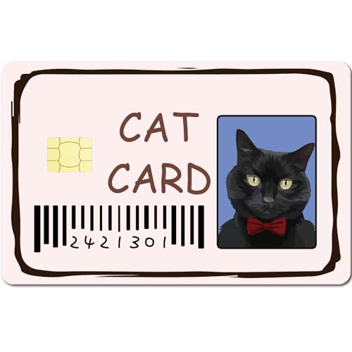 CREATCABIN Karten-Skin-Aufkleber,Katzen-Karte,Debit-Kreditkarten-Skins,Abdeckende Bankkarten-Schutzaufkleber,Abnehmbare Folie,Wasserdicht,Kratzfest,Schlank Für EBT-Transport,Schlüsselkarte,186x137mm CREATCABIN Karten-Skin-Aufkleber,Katzen-Karte,Debit-Kreditkarten-Skins,Abdeckende Bankkarten-Schutzaufkleber,Abnehmbare Folie,Wasserdicht,Kratzfest,Schlank Für EBT-Transport,Schlüsselkarte,186x137mm von CREATCABIN