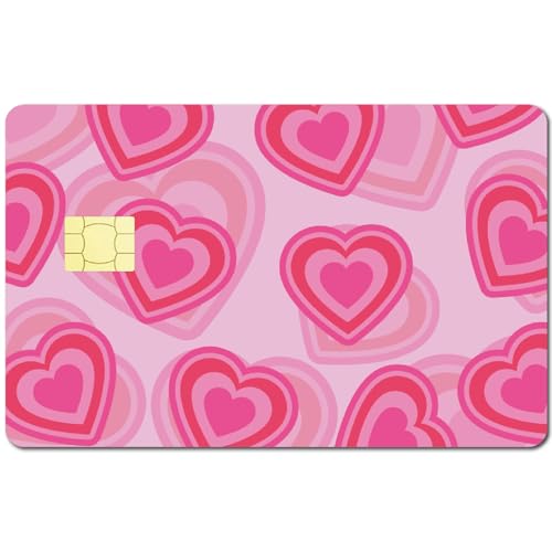 CREATCABIN Kreditkarten Skin Mit Rosa Herz Debitkarten Skin Debitkarten Aufkleber Keine Blasen Schmaler Kleiner Chip Schutzaufkleber Für Bankkarten Kratzfest Transport Schlüsselkarte 18.6x13.7cm CREATCABIN Kreditkarten Skin Mit Rosa Herz Debitkarten Skin Debitkarten Aufkleber Keine Blasen Schmaler Kleiner Chip Schutzaufkleber Für Bankkarten Kratzfest Transport Schlüsselkarte 18.6x13.7cm von CREATCABIN