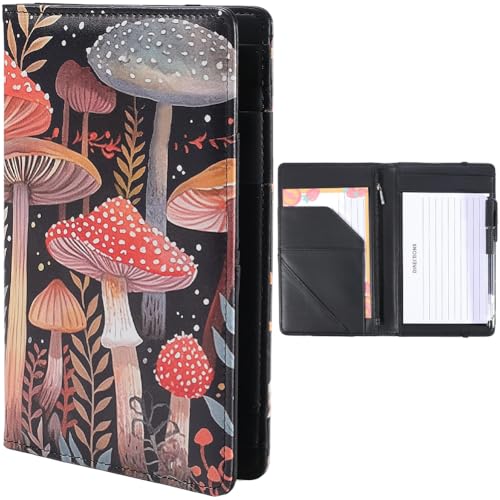 CREATCABIN Leder-Klemmbretter, Padfolio, Organizer, Portfolio, Ordner, Ordner, Aufbewahrung, Klemmbrett mit 5 Taschen, Notizblock, elastischer Verschluss und Stiftschlaufe für Bestellungen CREATCABIN Leder-Klemmbretter, Padfolio, Organizer, Portfolio, Ordner, Ordner, Aufbewahrung, Klemmbrett mit 5 Taschen, Notizblock, elastischer Verschluss und Stiftschlaufe für Bestellungen von CREATCABIN