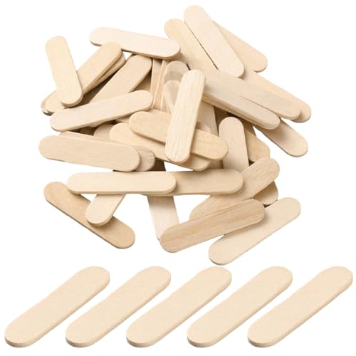 CREATCABIN Mini-Holz-Stielstäbchen für Eis am Stiel, klein, 4,9 x 0,9 cm, natürliches Holz, blanko, ungefärbt, Lebensmittelzubehör für Eis, Eis am Stiel, Rühren, Kunstprojekte, Heimwerkerherstellung CREATCABIN Mini-Holz-Stielstäbchen für Eis am Stiel, klein, 4,9 x 0,9 cm, natürliches Holz, blanko, ungefärbt, Lebensmittelzubehör für Eis, Eis am Stiel, Rühren, Kunstprojekte, Heimwerkerherstellung von CREATCABIN