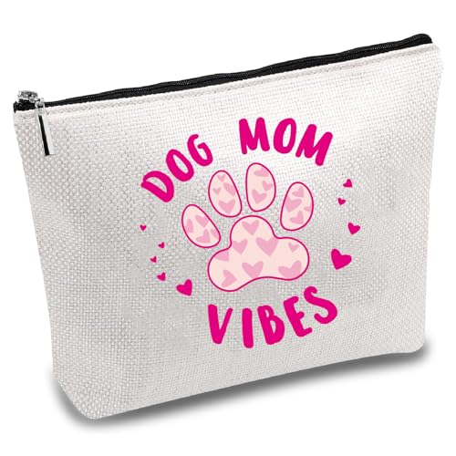 CREATCABIN Reise Aufbewahrungstasche Katzenpfoten Motiv Canvas Tasche Metallreißverschluss Tragbare Mehrzweck Sammeltasche Kleine Make Up Tasche Für Urlaub Geschäftsreisen Kosmetik Werkzeug 18x25cm von CREATCABIN