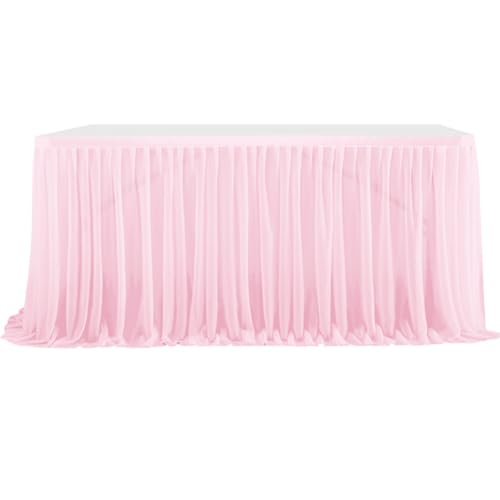 CREATCABIN Rosa Tischrock 6FT Tischrock Tüll Schreibtischröcke Geburtstag Hochzeit Tischdekoration Dessert Tischdecke Tischdecke Mit Klebeband Für Prinzessin Geburtstagsparty Dekorationen Zuhause CREATCABIN Rosa Tischrock 6FT Tischrock Tüll Schreibtischröcke Geburtstag Hochzeit Tischdekoration Dessert Tischdecke Tischdecke Mit Klebeband Für Prinzessin Geburtstagsparty Dekorationen Zuhause von CREATCABIN